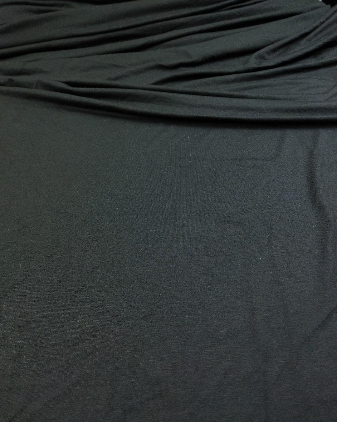 Siyah Renkte İnce Penye En: 180 cm