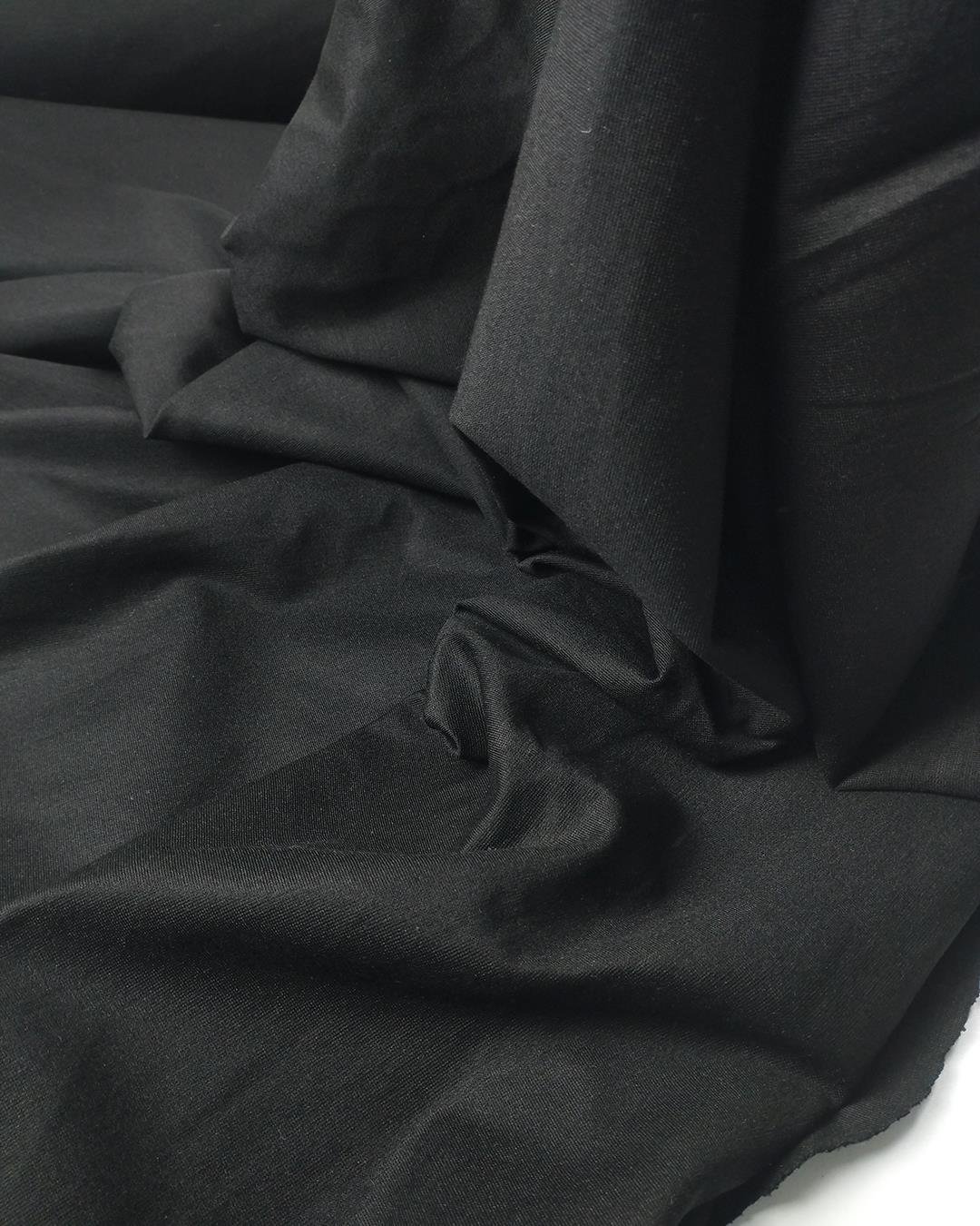 Siyah Renkte İnterlok Penye (En 130 cm x Boy 280 cm)