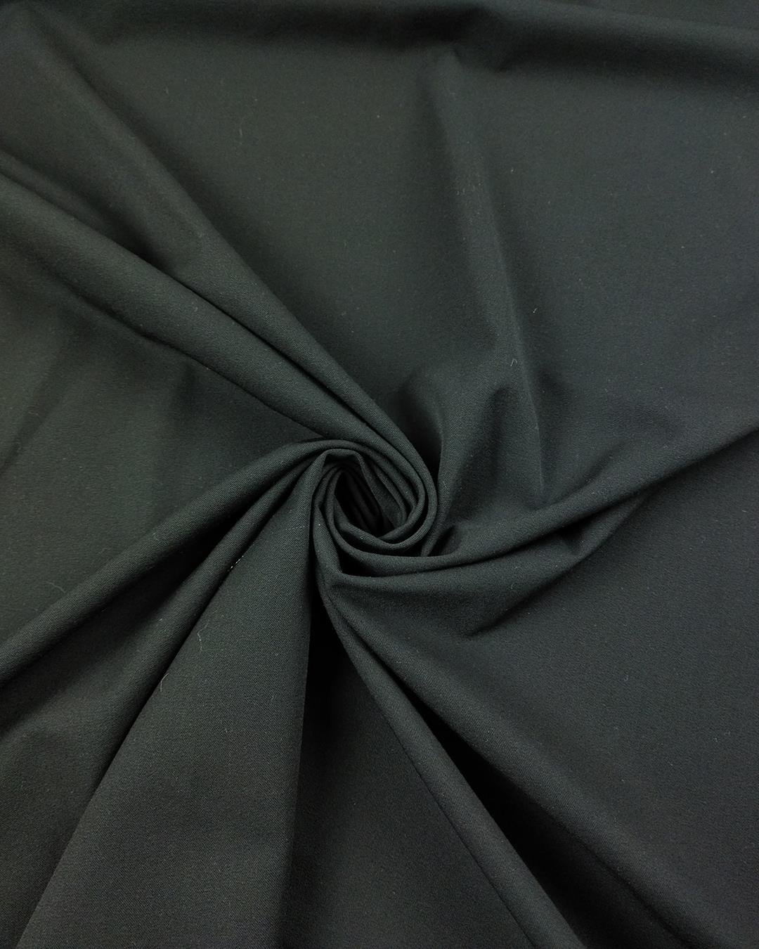 Siyah Renkte krep gabardin arası hafif esnek dokuma (En 140 cm x Boy 260 cm)