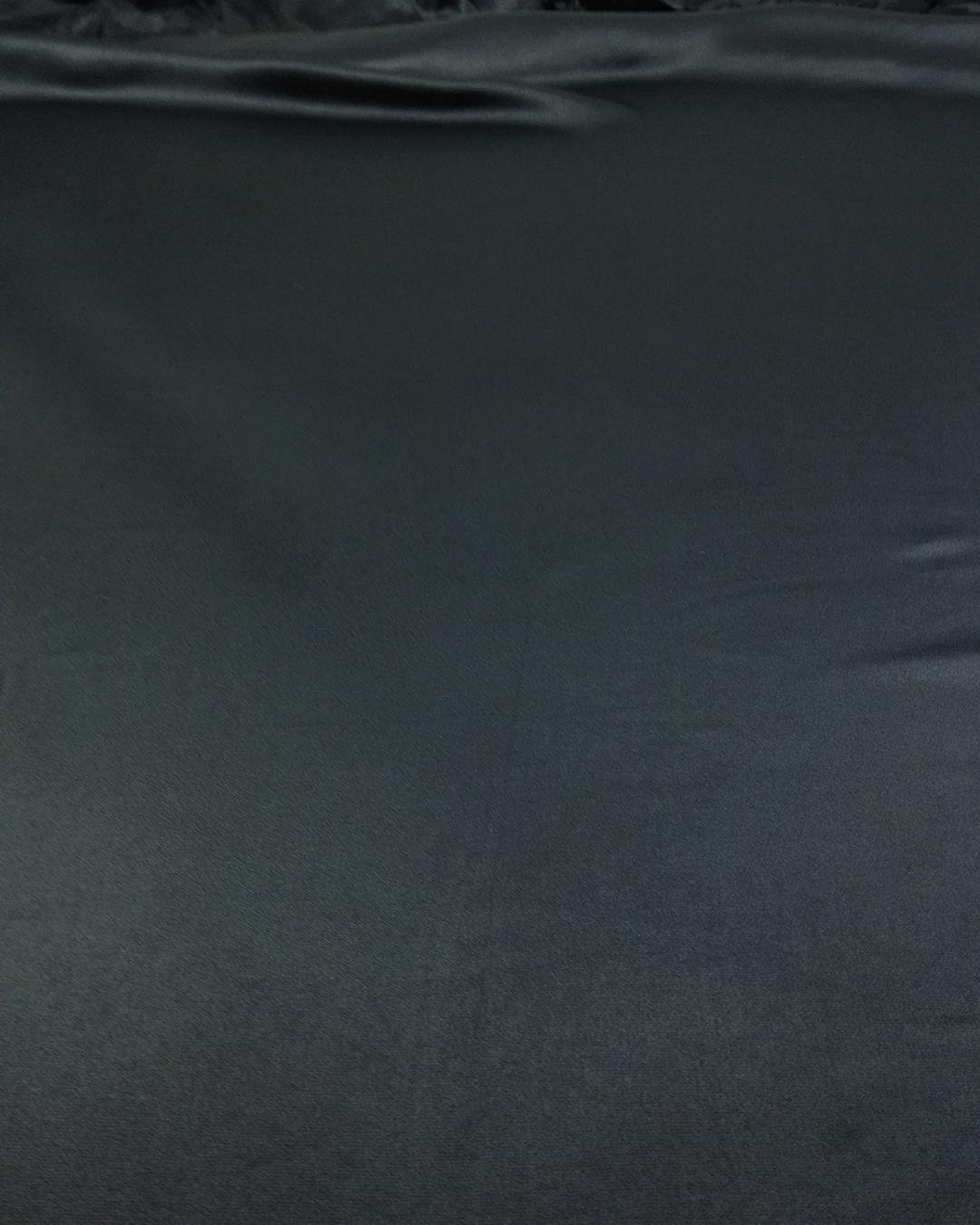 Siyah Renkte Saten Viskon (En  140 cm x Boy 270 cm)