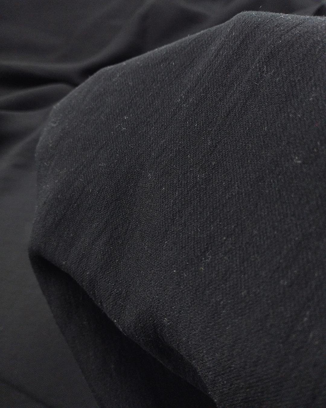 Siyah Renkte Tok Krep (En  140 cm x Boy  380 cm)