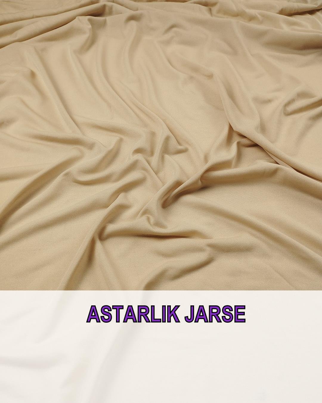 Sütlü Kahve Renkte Denye Jarse (En  150 cm x Boy  320 cm)
