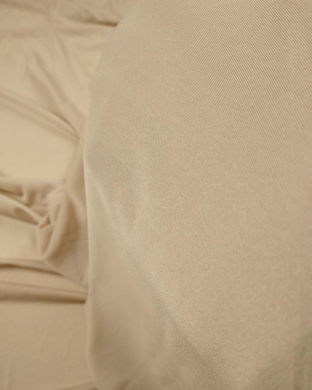 Sütlü Kahve Renkte Denye Jarse (En  150 cm x Boy  320 cm)
