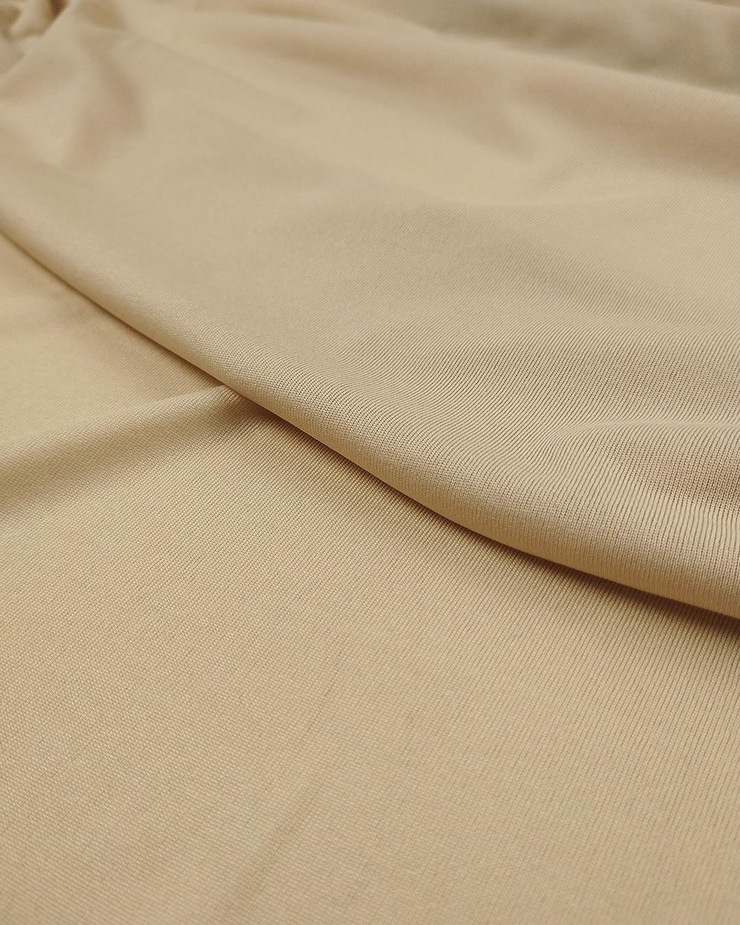 Sütlü Kahve Renkte Denye Jarse (En  150 cm x Boy  320 cm)