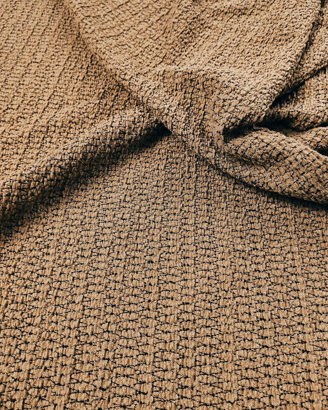 Sütlü Kahve Renkte Jarse (En 125 cm x Boy 130 cm)