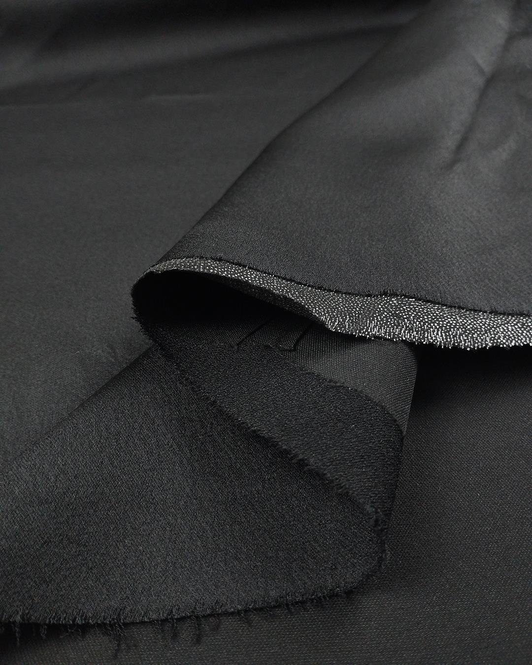 TELALI Siyah Renkte Saten (En  150 cm x Boy 220 cm)