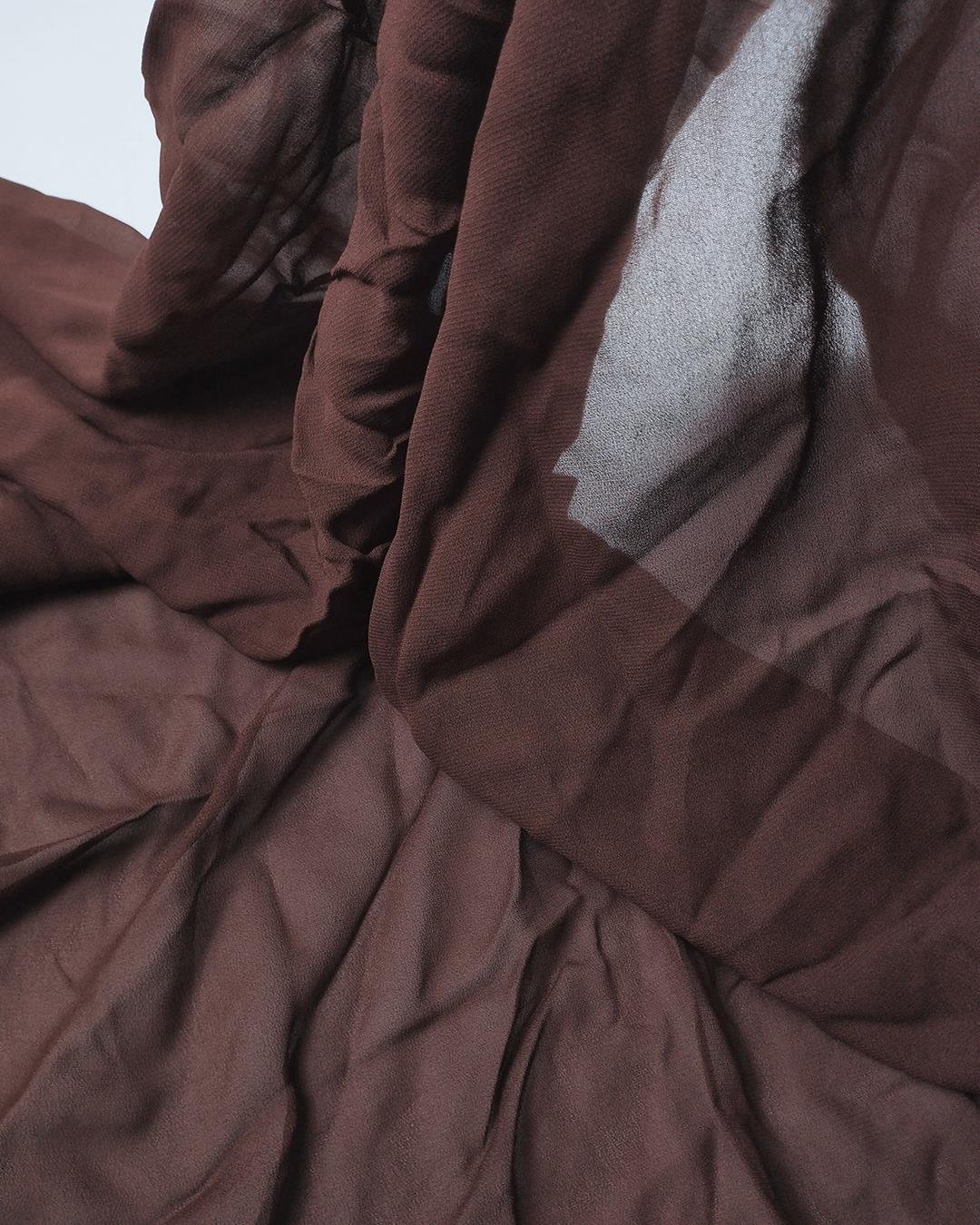 Vişne Çürüğü Bordo Arası Renkte Şifon (En  135 cm x Boy  170 cm)