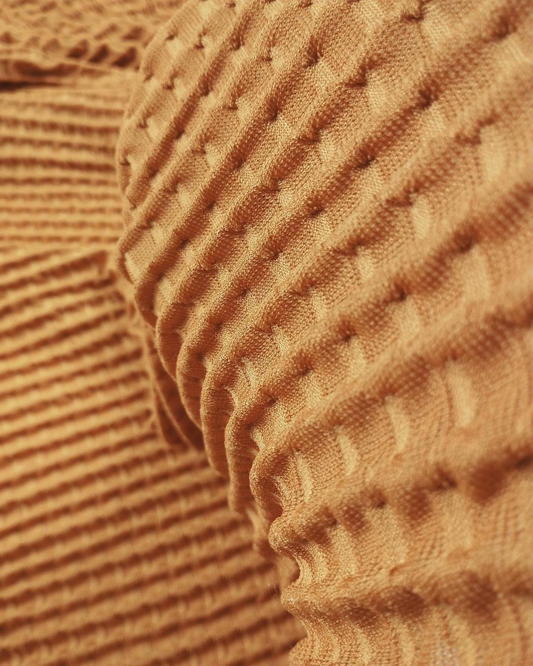 Waffle Jarse Kahve Renkte (En 110 cm x Boy 220 cm)