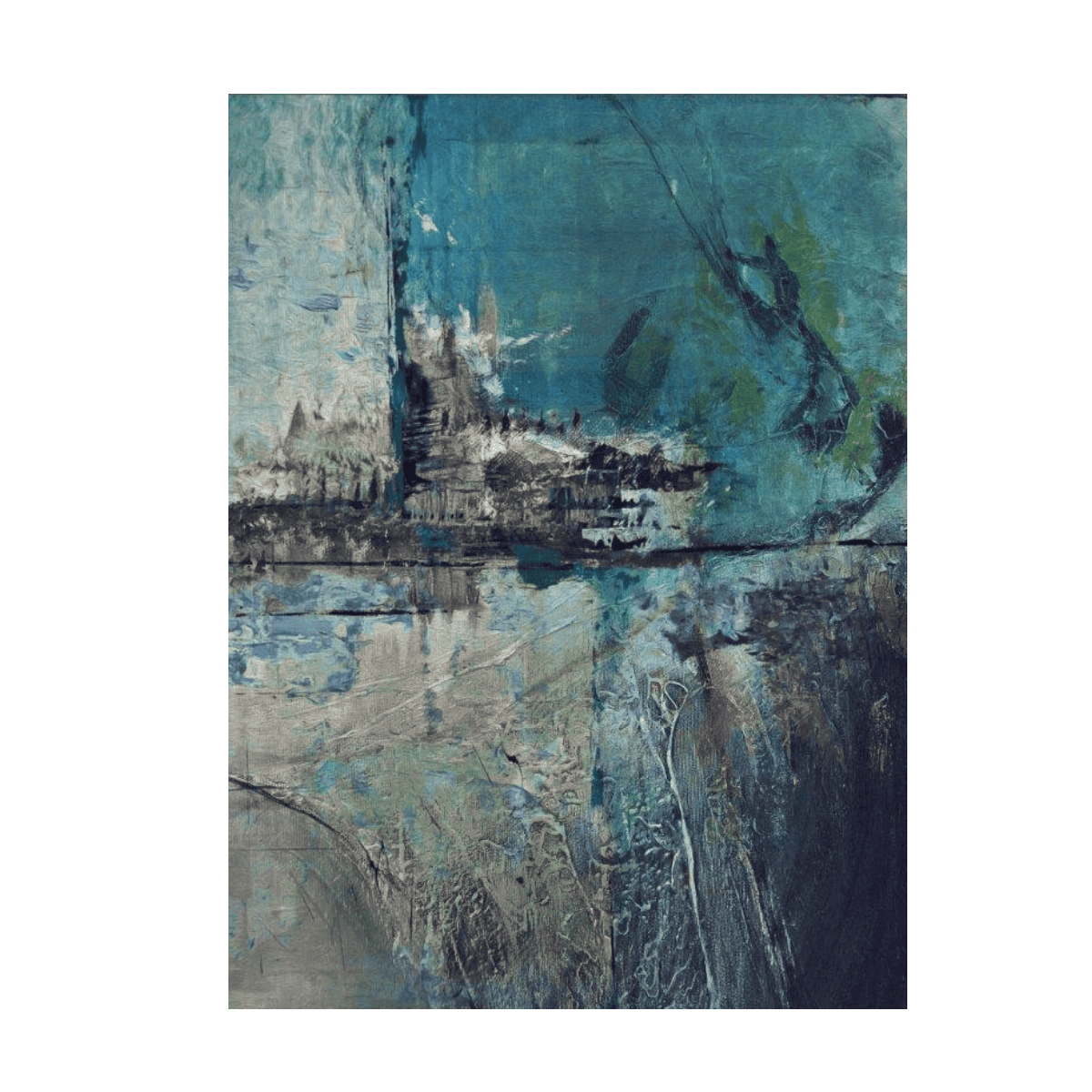 Abstract Distinction Yağlı Boya Dokulu TabloYağlı Boya Dokulu Soyut TablolarTablolife