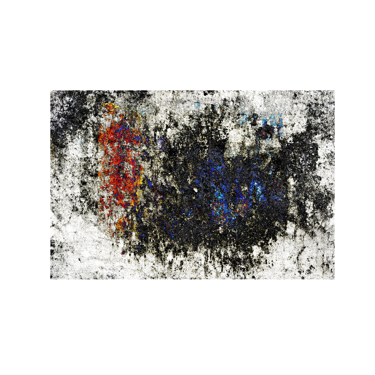 Abstract Explosion Yağlı Boya Dokulu TabloYağlı Boya Dokulu Soyut TablolarTablolife