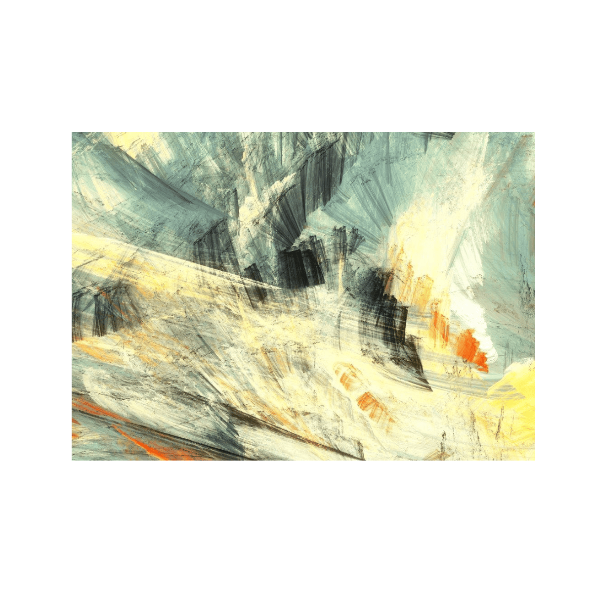 Abstract Wind Yağlı Boya Dokulu TabloYağlı Boya Dokulu Soyut TablolarTablolife