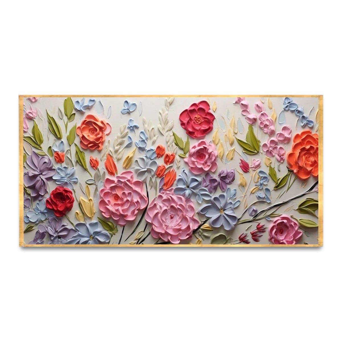 Bahar 3D Yağlı Boya Tablo3D Yoğun Yağlı Boya TablolarTablolife