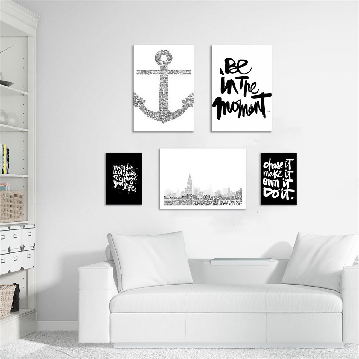 Be İn The Moment Çerçeveli Poster SetiPosterlerTablolife.com