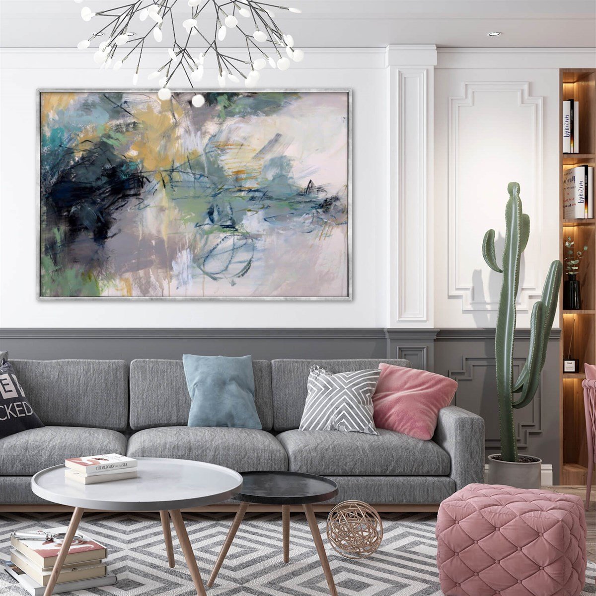 Beginning Of The End - Yağlı Boya Dokulu TabloYağlı Boya Dokulu Soyut TablolarTablolife.com