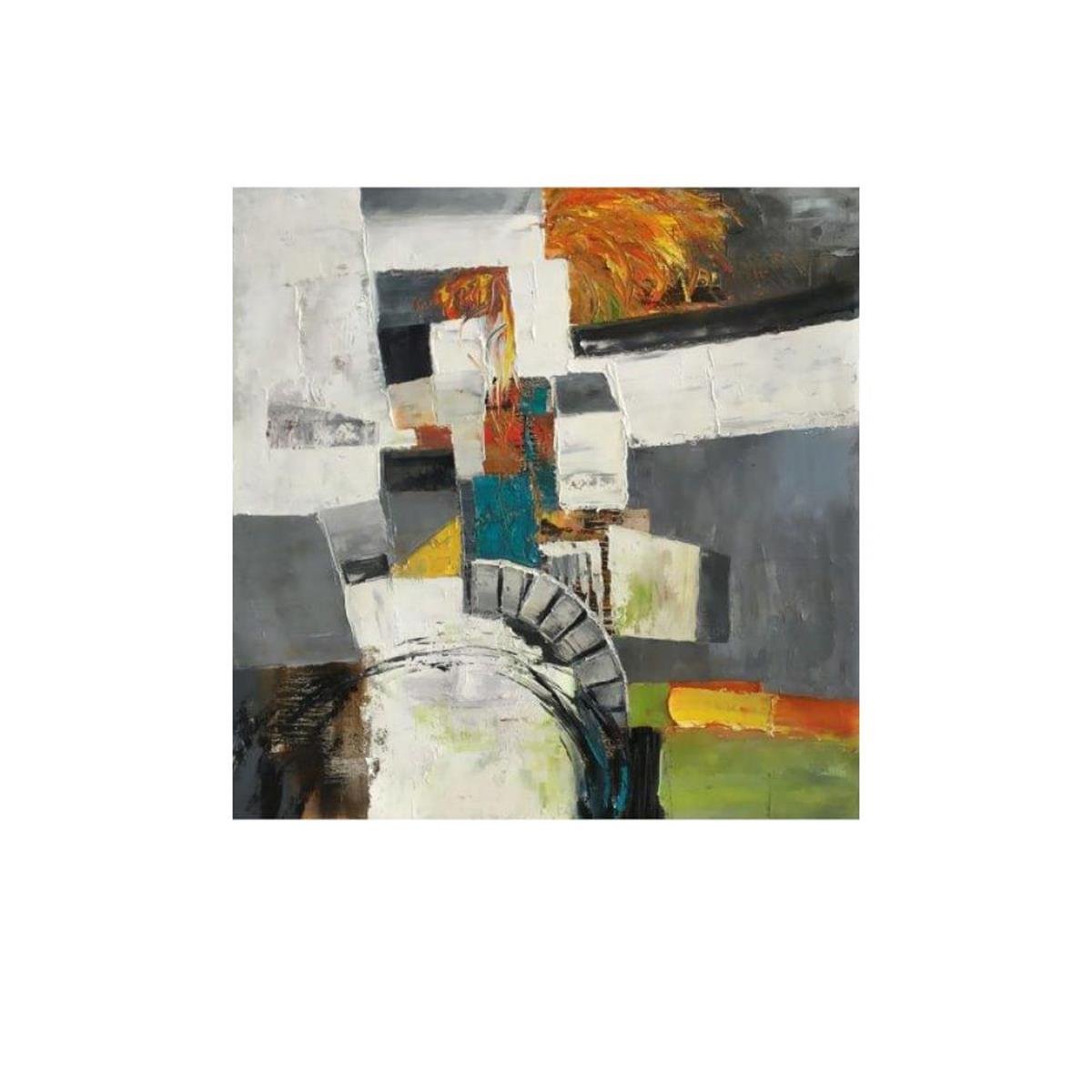 Blanc Yağlı Boya Dokulu TabloYağlı Boya Dokulu Soyut TablolarTablolife.com