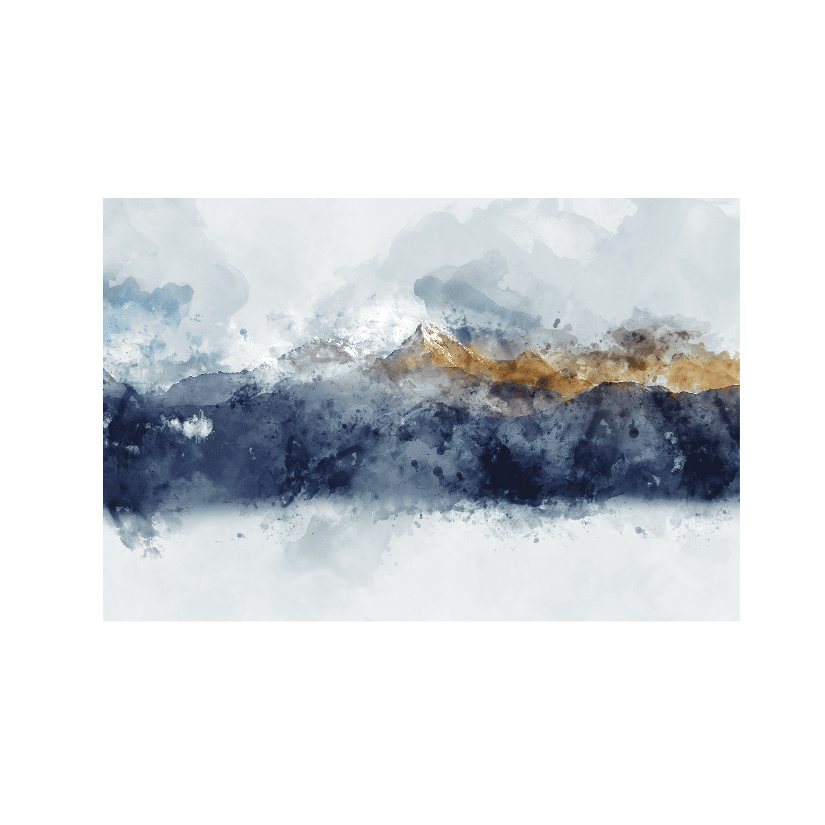 Blue Clouds Yağlı Boya Dokulu TabloYağlı Boya Dokulu Soyut TablolarTablolife