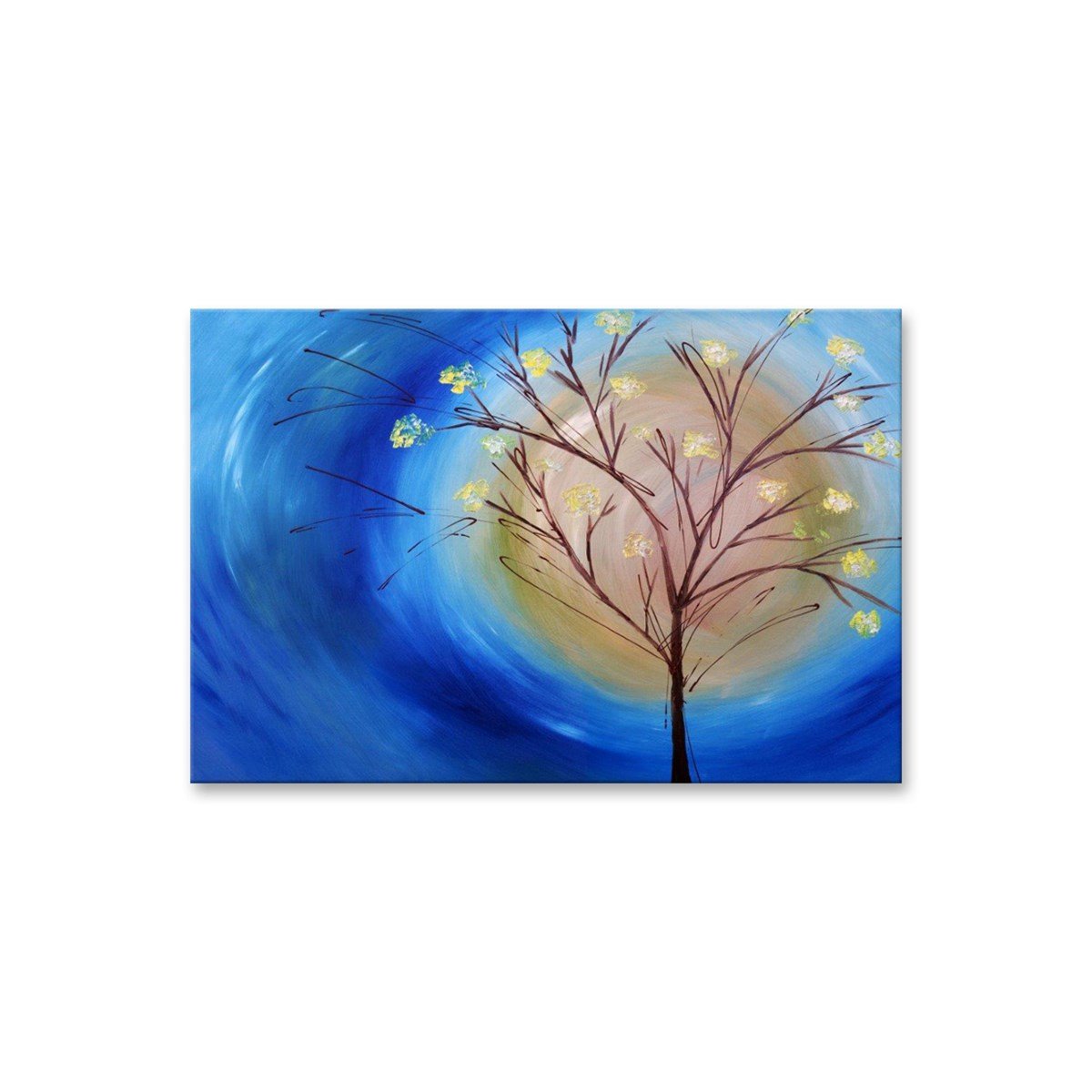 Boşlukta Yalnız Ağaç - Büyük Boy Kanvas TabloBüyük Boy Kanvas TablolarTablolife.com