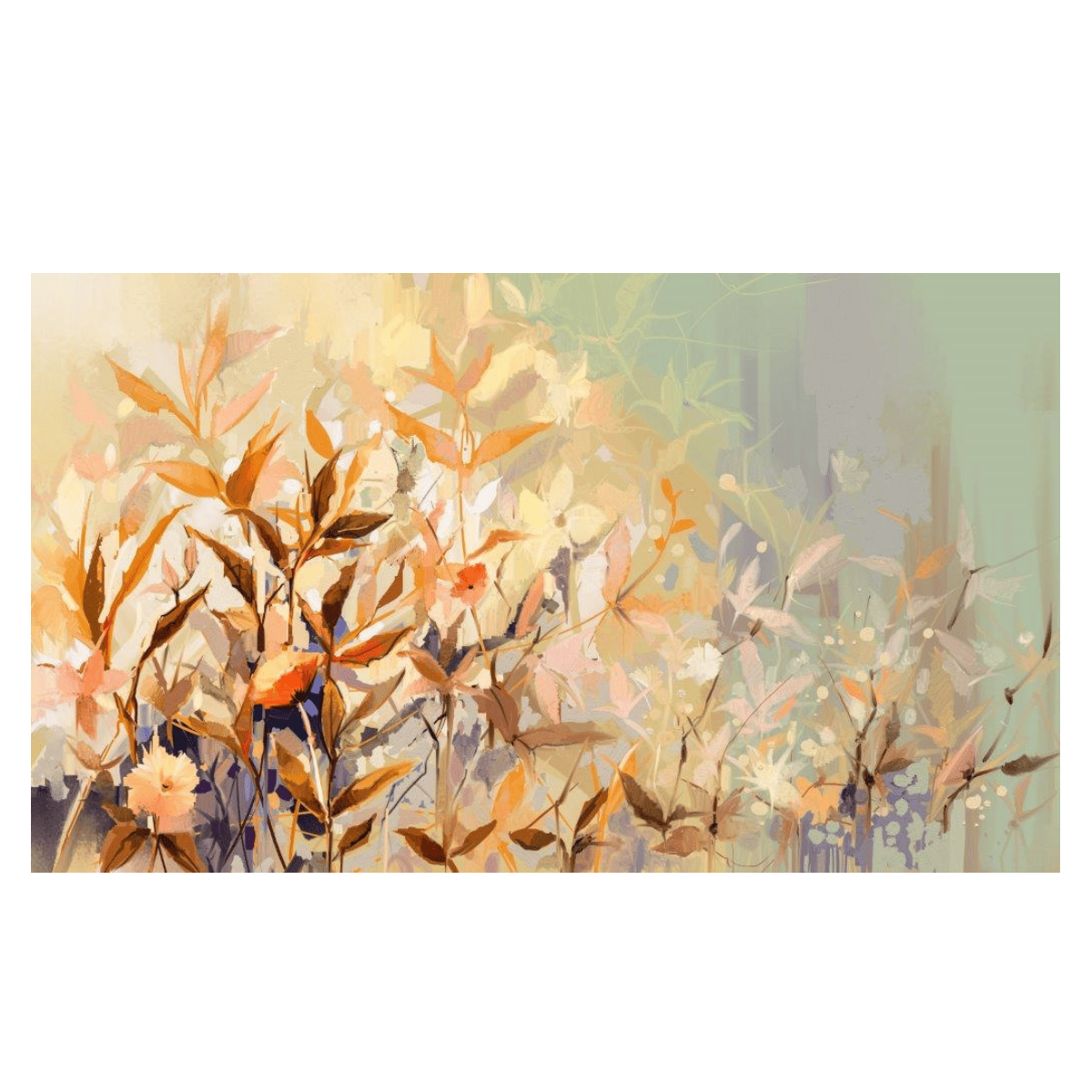 Branches Yağlı Boya Dokulu TabloYağlı Boya Dokulu Soyut TablolarTablolife