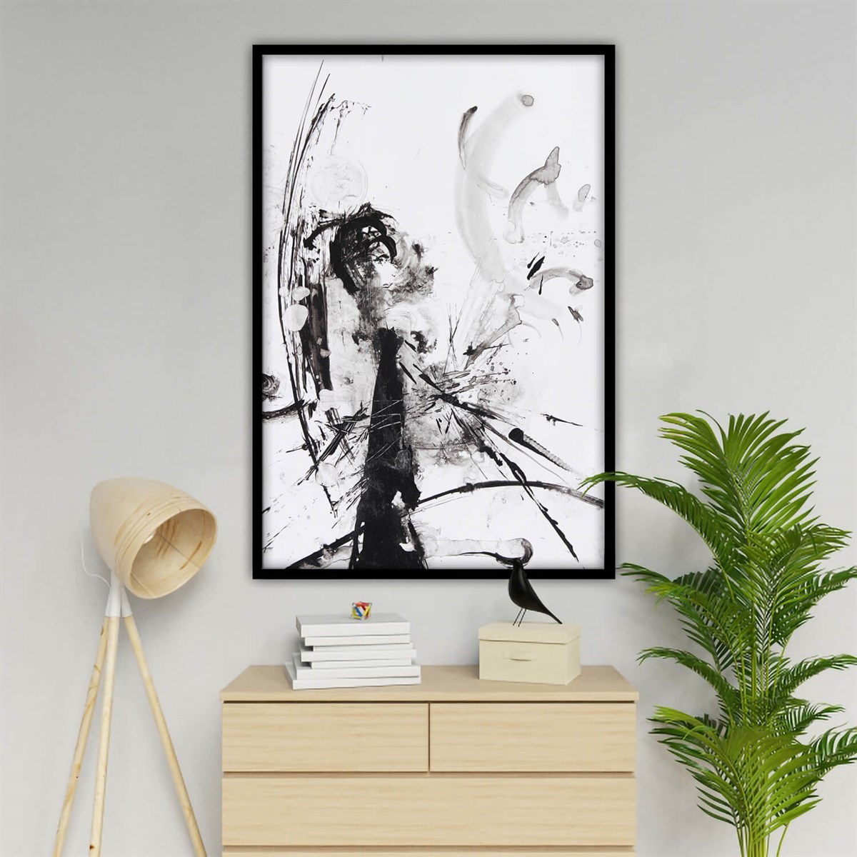 Broken - Yağlı Boya Dokulu TabloYağlı Boya Dokulu Soyut TablolarTablolife.com