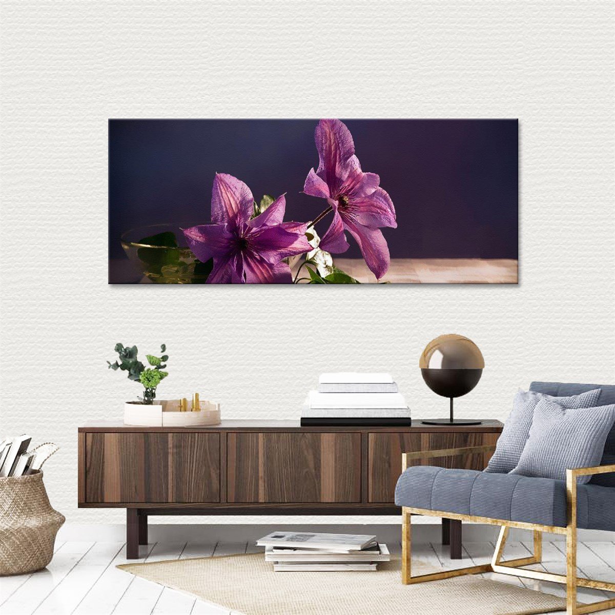 Campanula Çiçeği - Kanvas TabloÇiçekTablolife.com