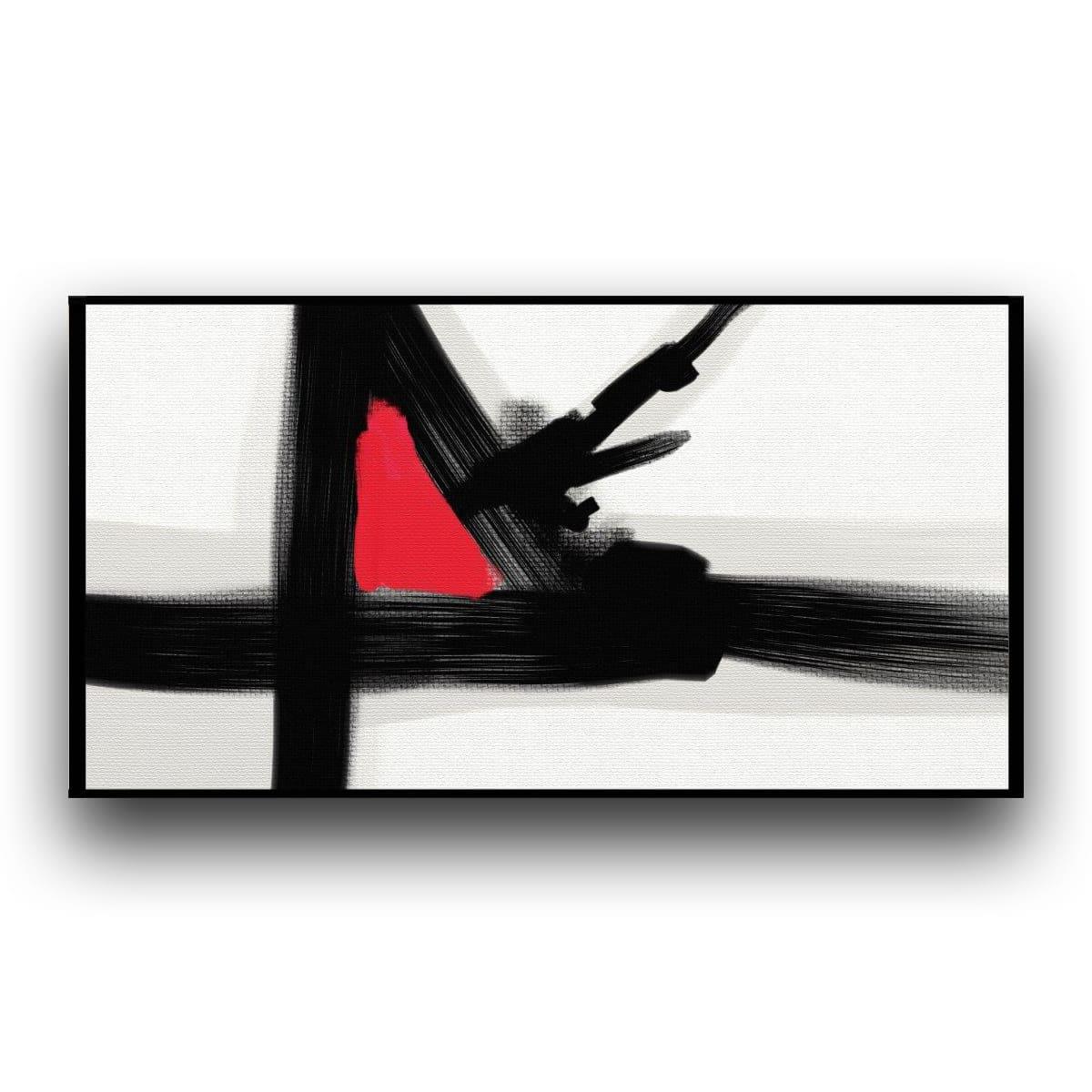 Captive Red Yağlı Boya Dokulu TabloYağlı Boya Dokulu Soyut TablolarTablolife