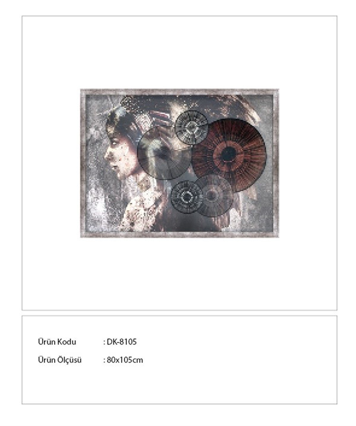 Çark - Cam Baskı Tablo