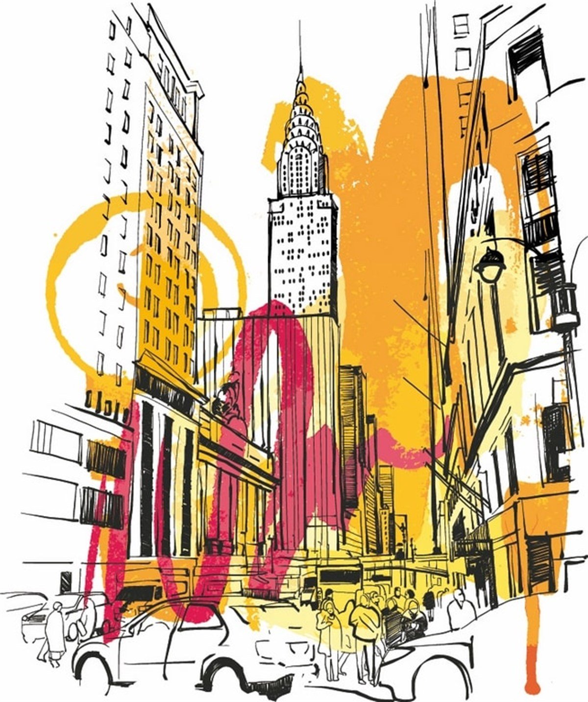 Chrysler Binası - Kanvas Tablo