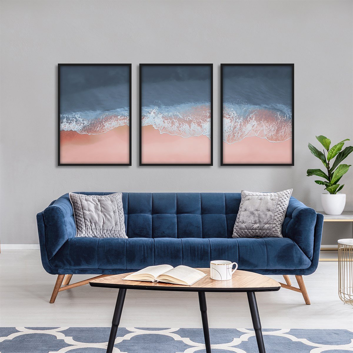 Coast Çerçeveli Poster SetiPosterlerTablolife.com