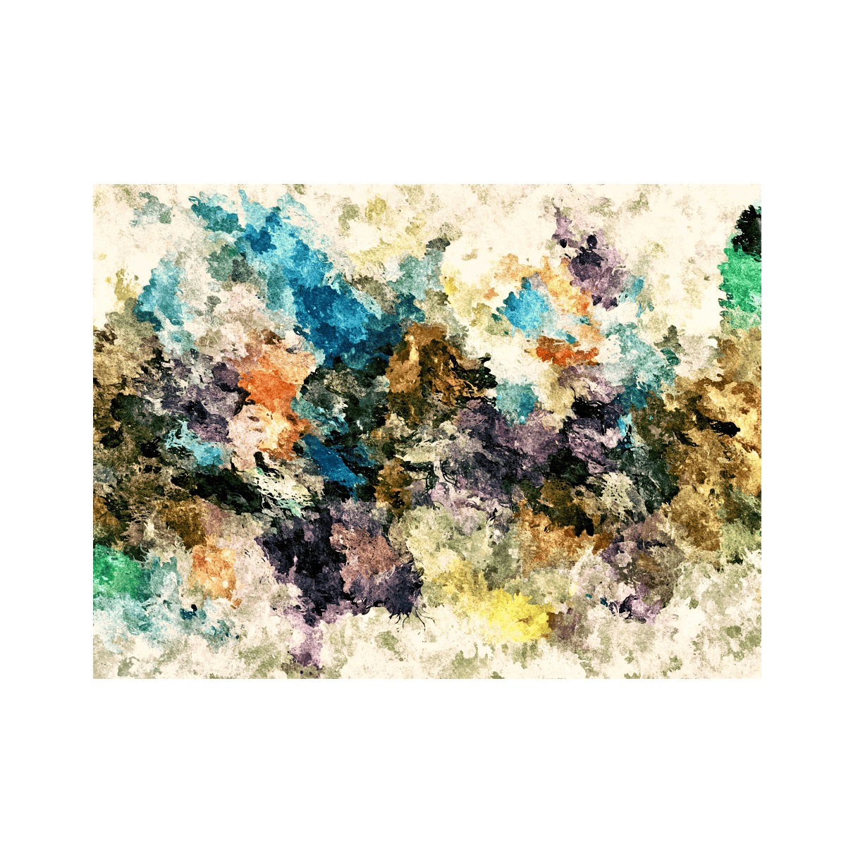 Color Printing Yağlı Boya Dokulu TabloYağlı Boya Dokulu Soyut TablolarTablolife