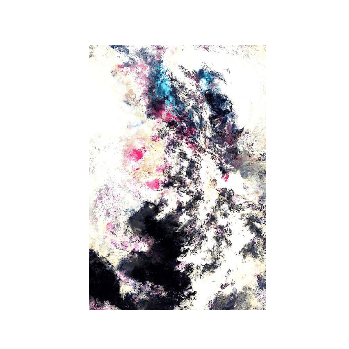 Color Spray Yağlı Boya Dokulu TabloYağlı Boya Dokulu Soyut TablolarTablolife