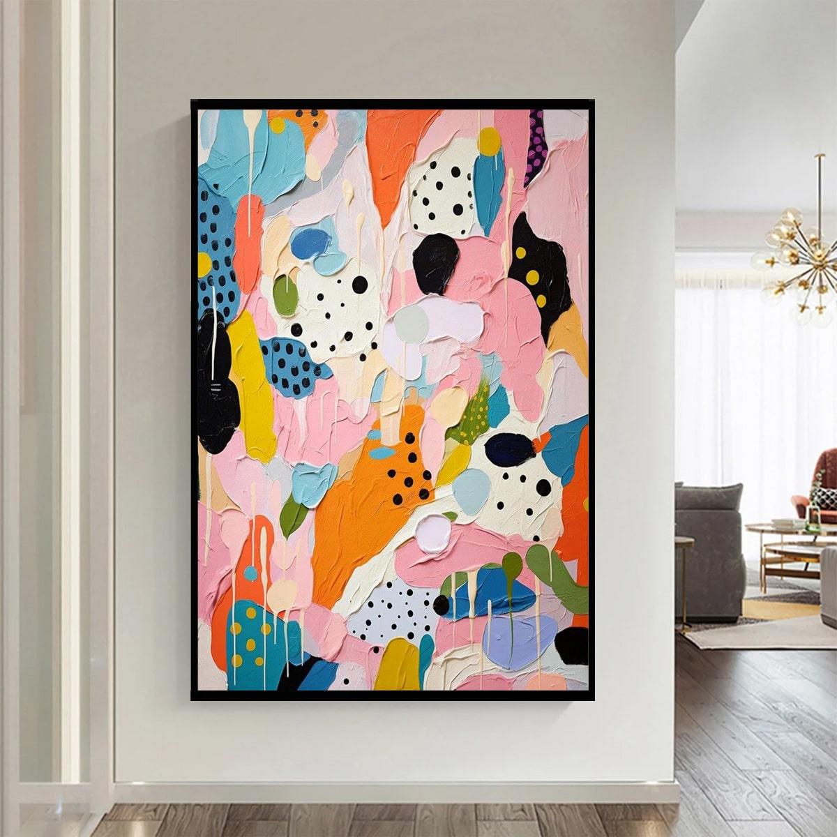 Colorful 2 3D Yoğun Yağlı Boya Tablo3D Yoğun Yağlı Boya TablolarTablolife