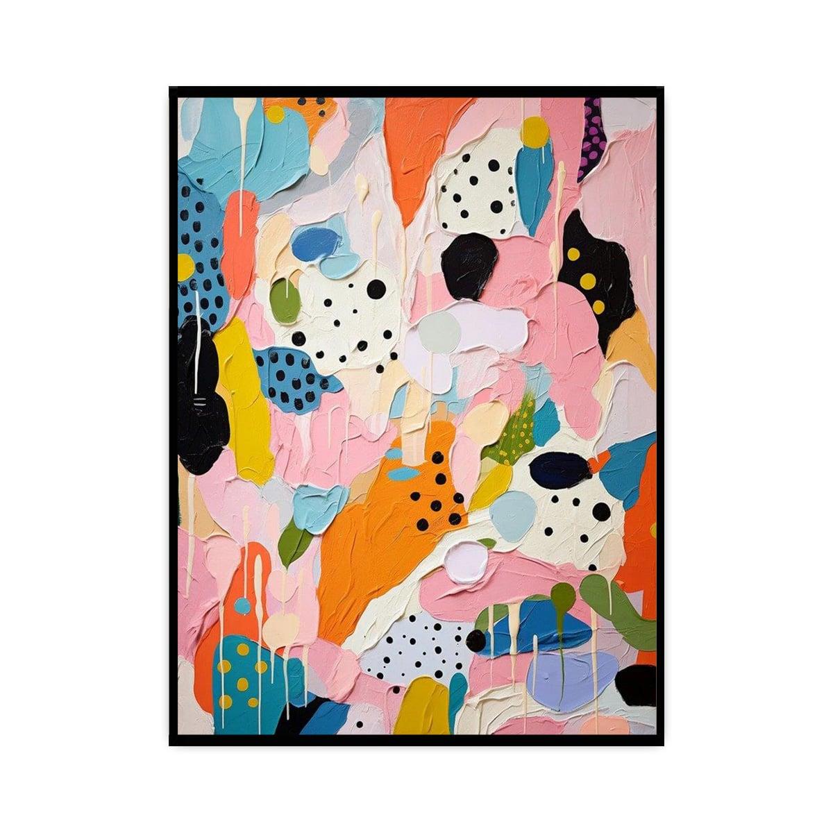 Colorful 2 3D Yoğun Yağlı Boya Tablo3D Yoğun Yağlı Boya TablolarTablolife