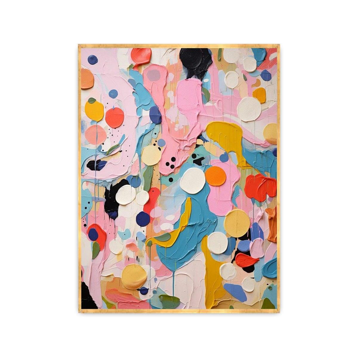 Colorful 3D Yoğun Yağlı Boya Tablo3D Yoğun Yağlı Boya TablolarTablolife