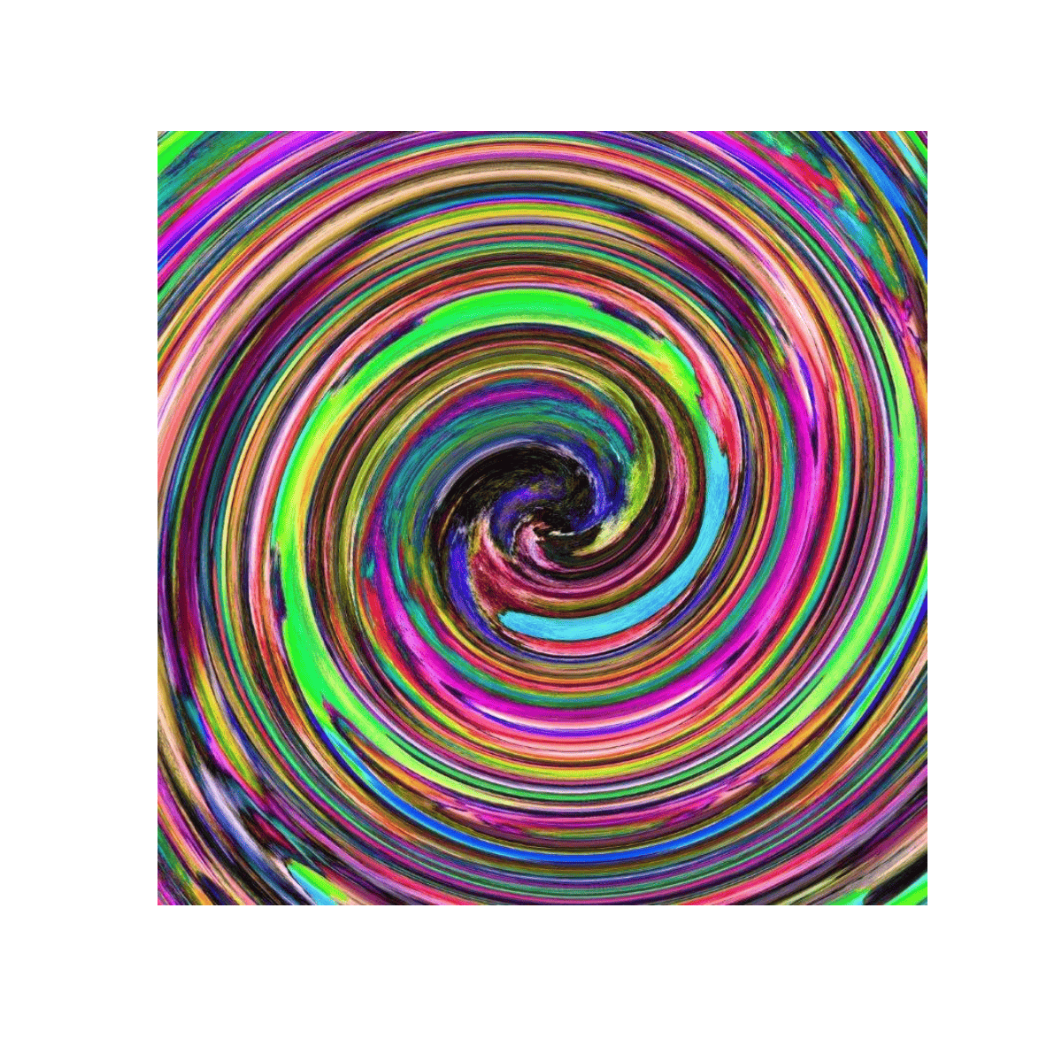 Colorful Hypnosis 2 Yağlı Boya Dokulu TabloYağlı Boya Dokulu Soyut TablolarTablolife