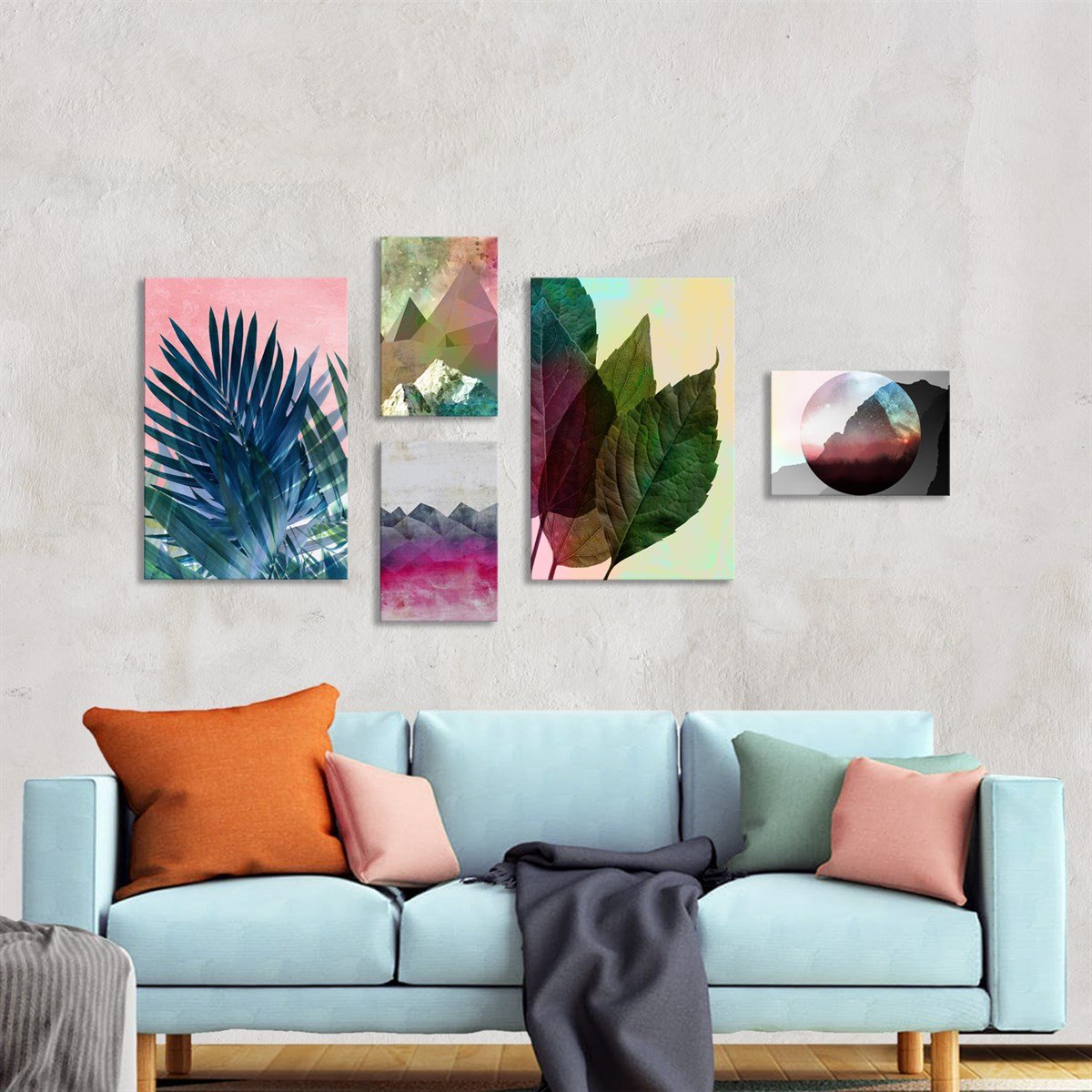 Colors Of Nature Çerçeveli Poster SetiPosterlerTablolife.com