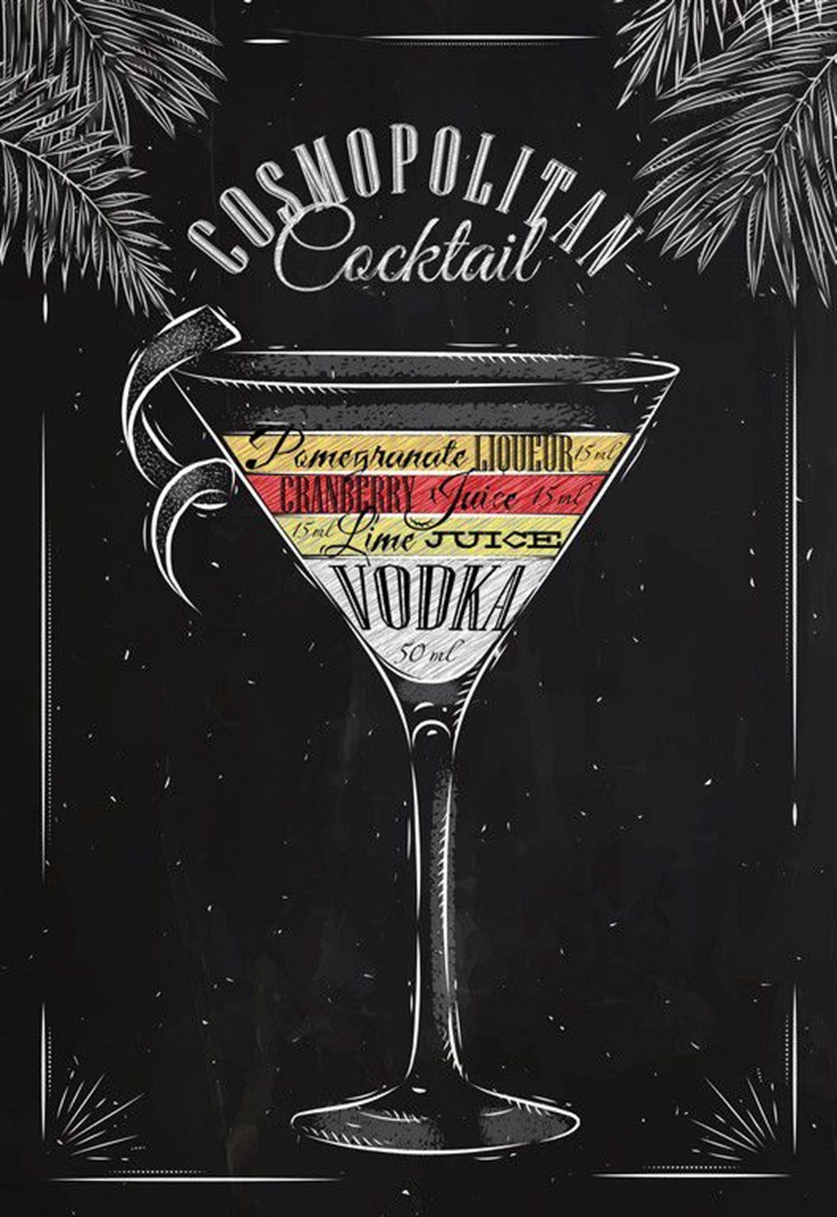 Cosmopolitan - Kanvas Tablo