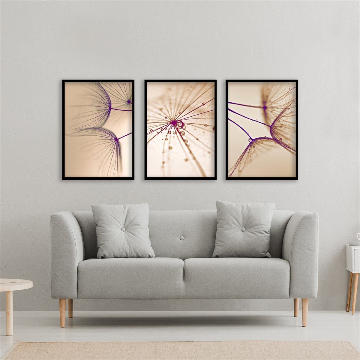 Cream Çerçeveli Poster SetiPosterlerTablolife.com