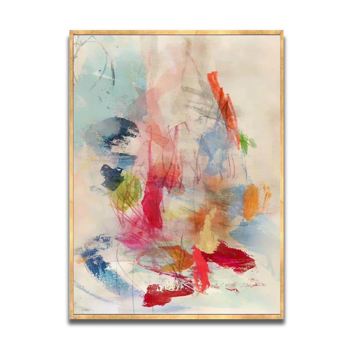 Dance Of Colors Yağlı Boya Dokulu TabloYağlı Boya Dokulu Soyut TablolarTablolife