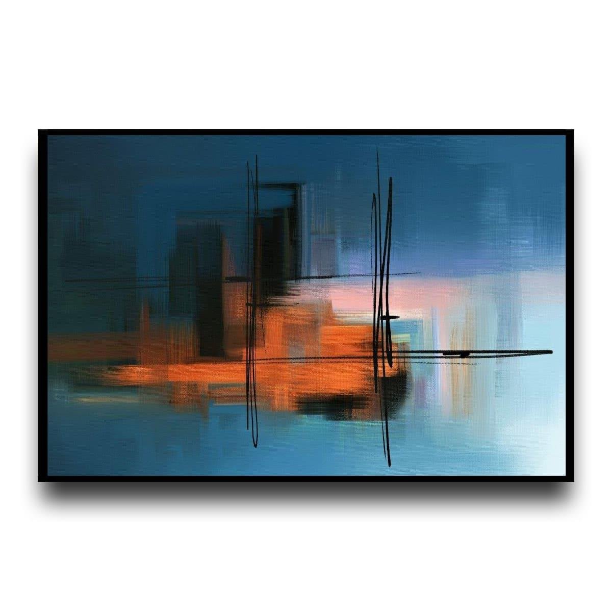 Deep Blurry Yağlı Boya Dokulu TabloYağlı Boya Dokulu Soyut TablolarTablolife