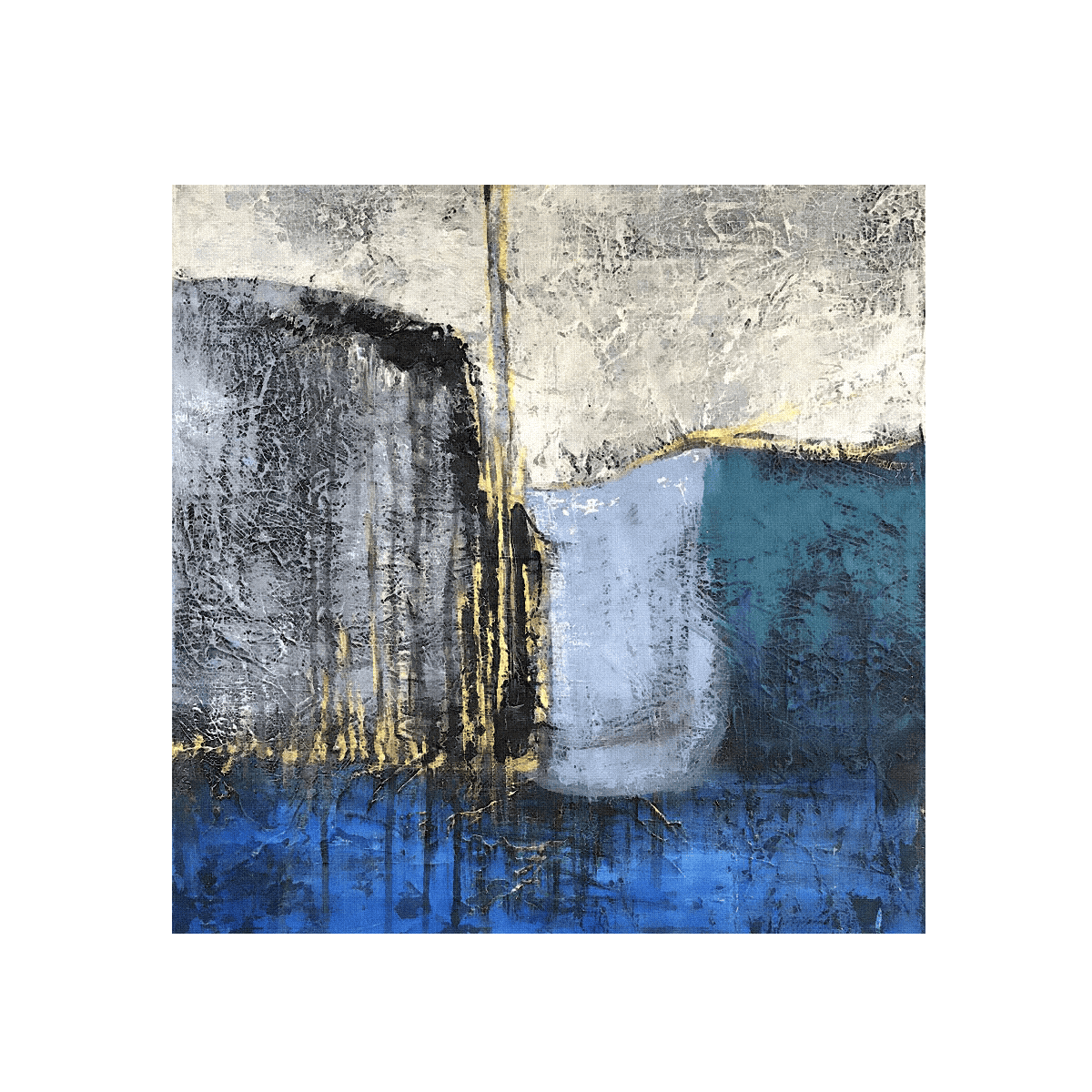 Deep Distinction Yağlı Boya Dokulu TabloYağlı Boya Dokulu Soyut TablolarTablolife