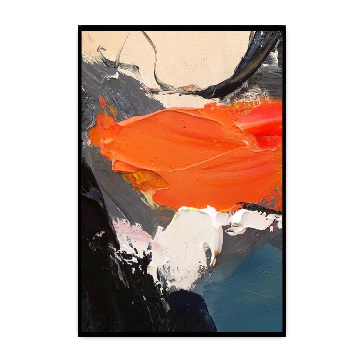 Deep Orange 3D Yoğun Yağlı Boya Tablo3D Yoğun Yağlı Boya TablolarTablolife