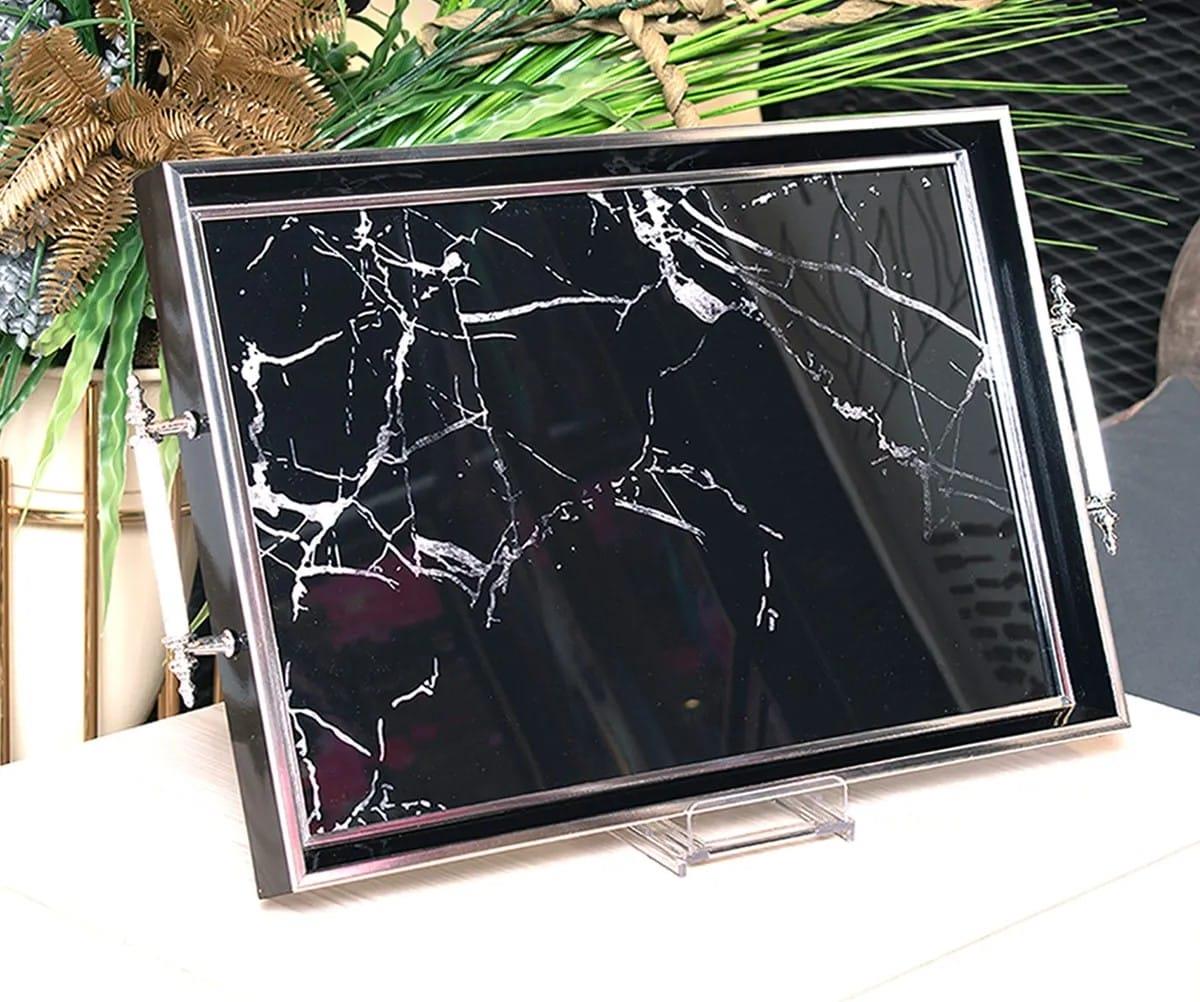 Dekoratif Lüks Sunum TepsisiTepsilerTablolife.com