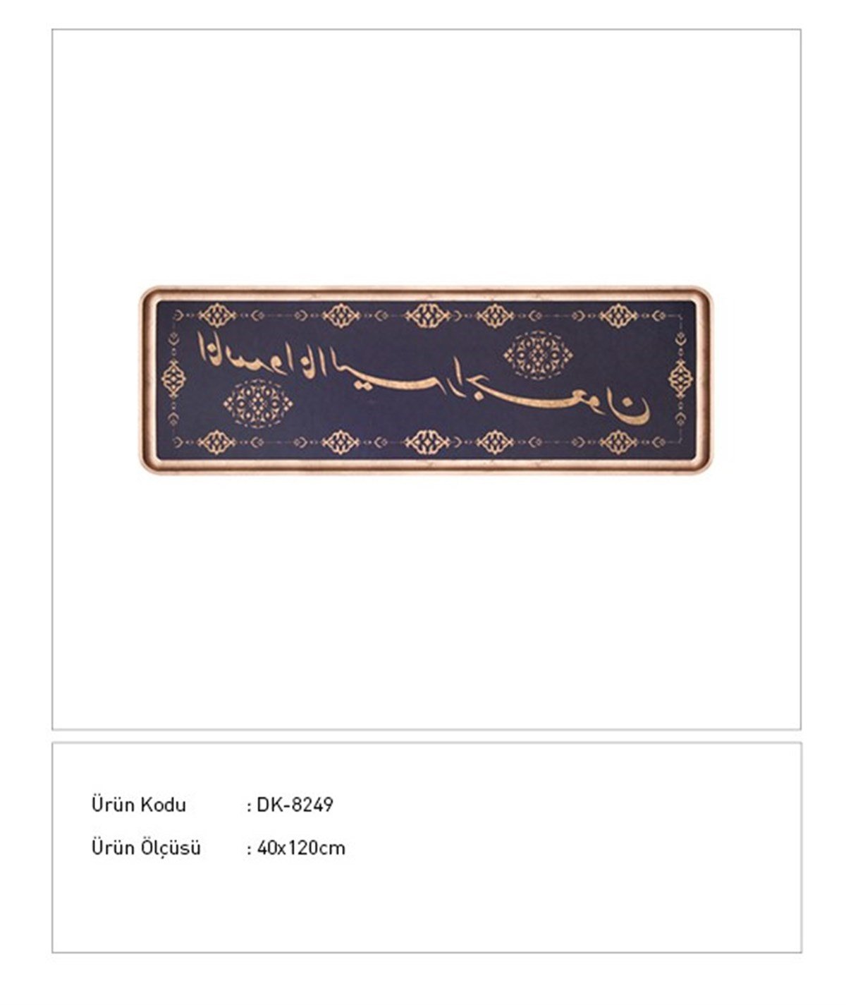 Dini 3 - Cam Üzeri İşleme Tablo