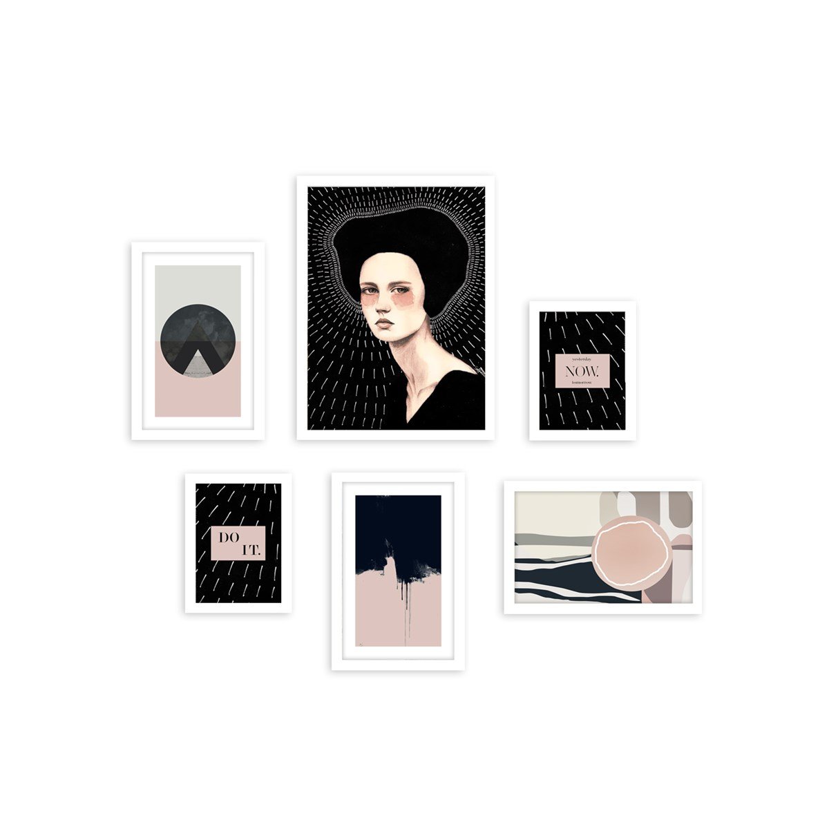 Do İt Now Çerçeveli Poster SetiPosterlerTablolife.com
