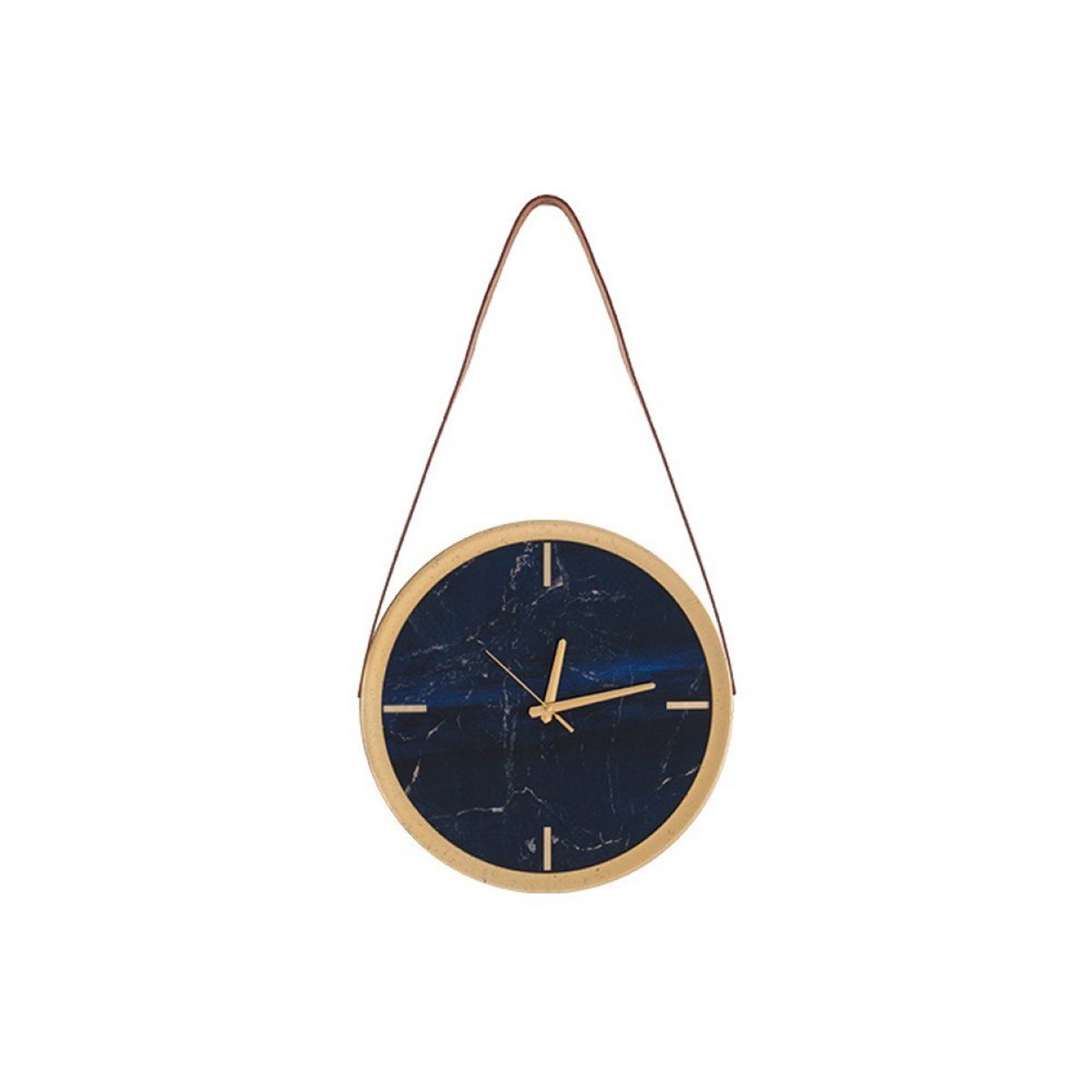 Duvar Saati Yuvarlak Uzay Navy