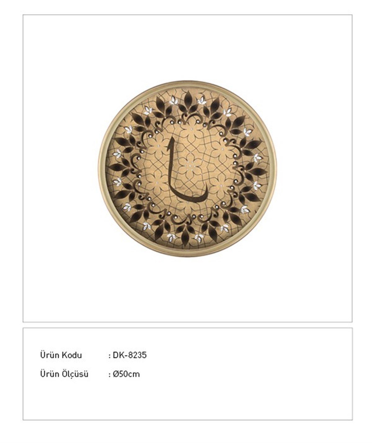 Elif - Cam Üzeri Taş İşleme Tablo