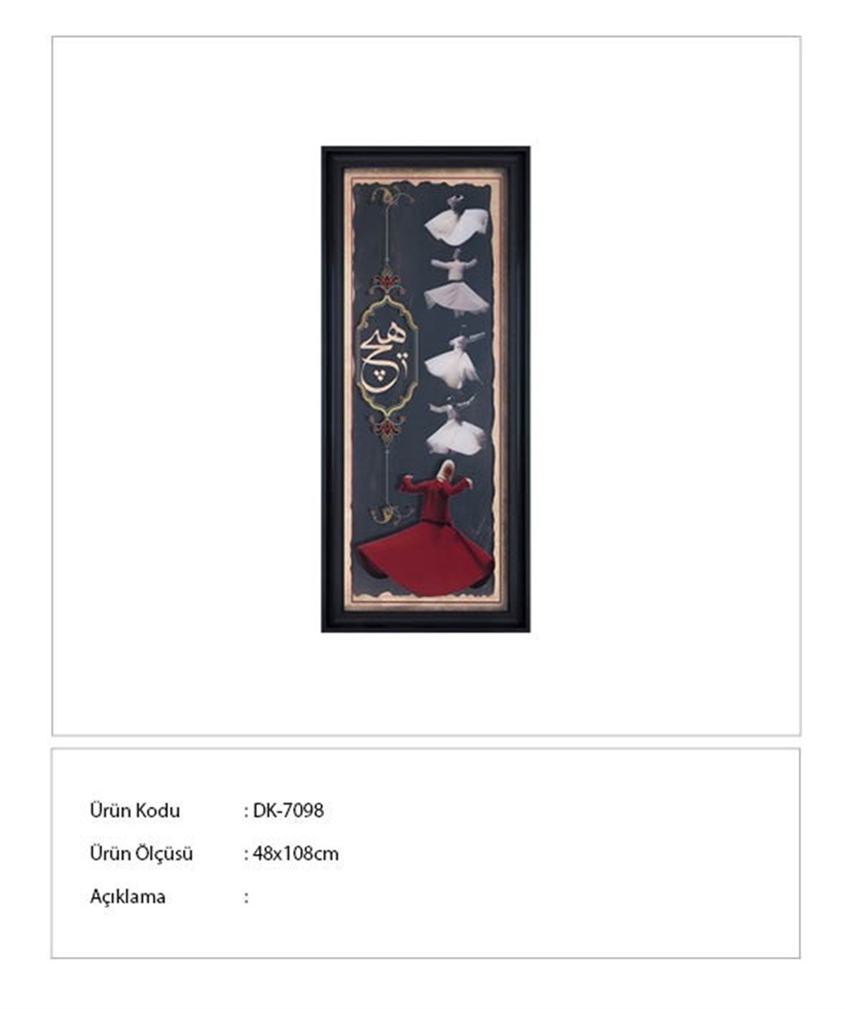 Esmaü'l- Hüsna - Cam Baskı Tablo