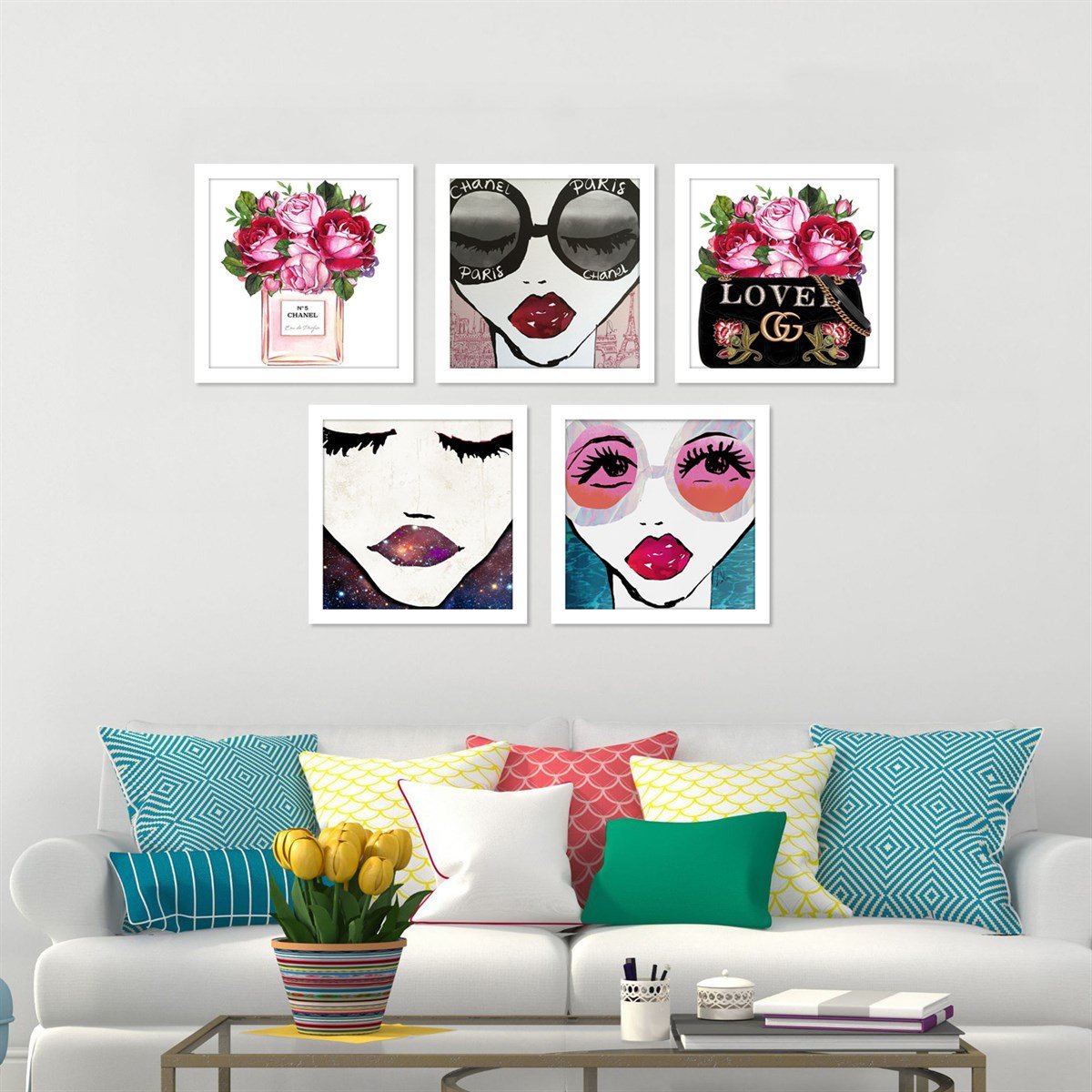 Fashion Çerçeveli Poster SetiPosterlerTablolife.com