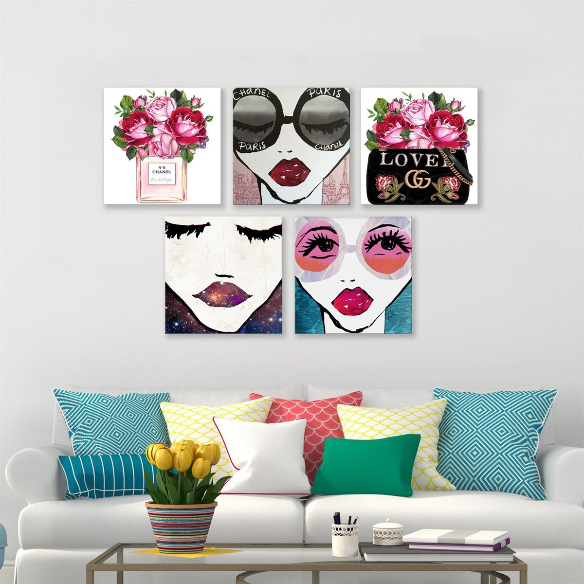 Fashion Çerçeveli Poster SetiPosterlerTablolife.com