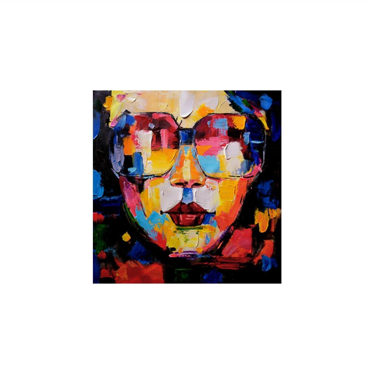 Femme Yağlı Boya Dokulu TabloYağlı Boya Dokulu Kadın Temalı TablolarTablolife.com